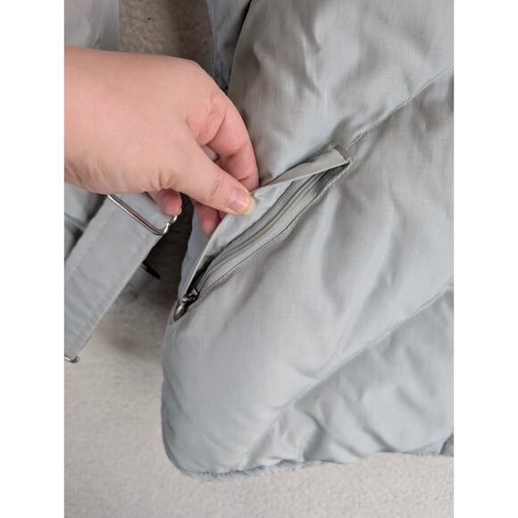 Vintage 1st Down Goose Down Puffer Jacket Light Blue Women's Medium Made USA - Picture 10 of 16